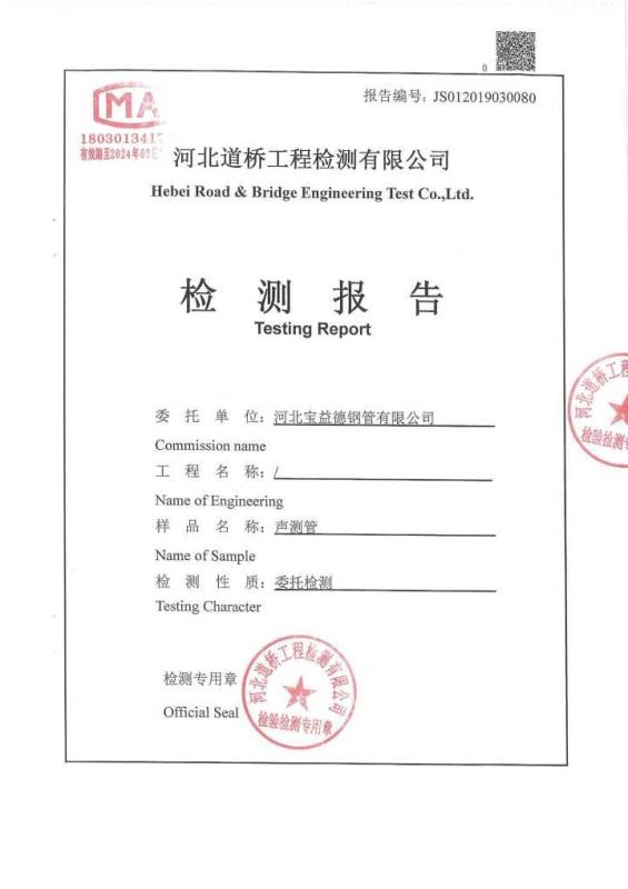 枣庄检测报告